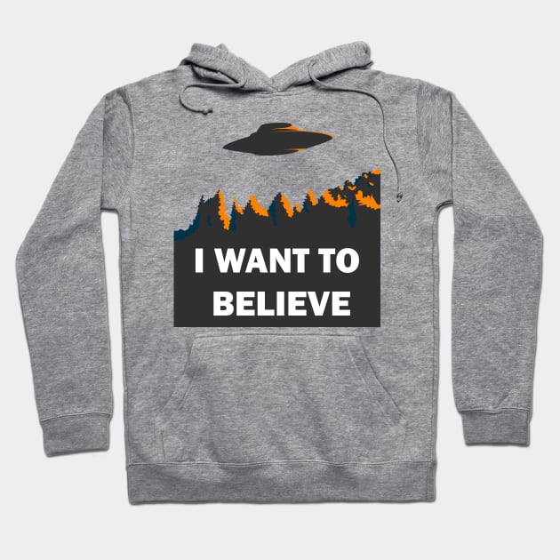 I want to believe Hoodie by BlangeR